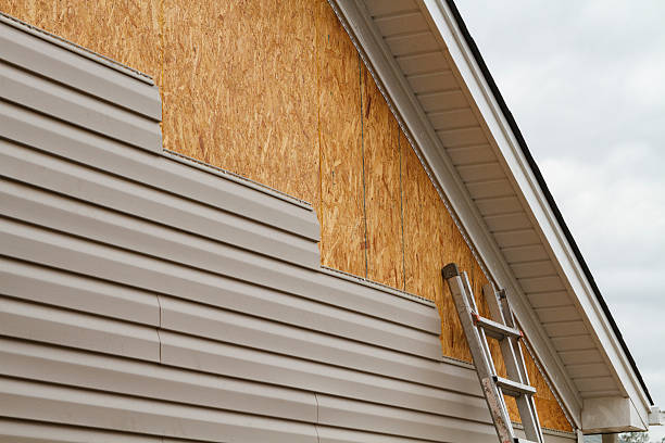 Professional Siding Installation technician working in Brownsville, TN